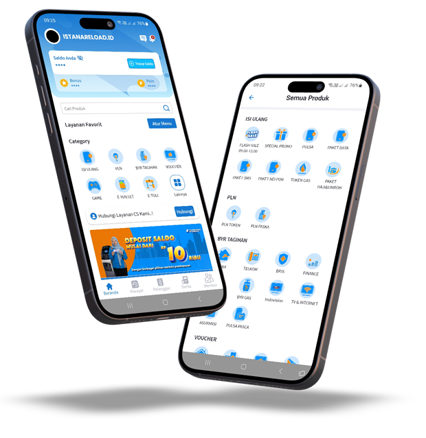 agen pulsa istana reload